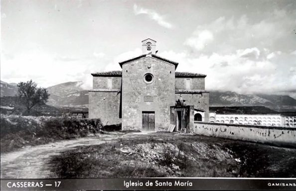 Sta. Maria de l'Antiguitat amb el nou campanar