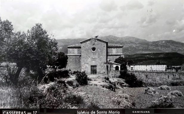 1940-1950 Santa Maria de l'Antiguitat sense campanar
